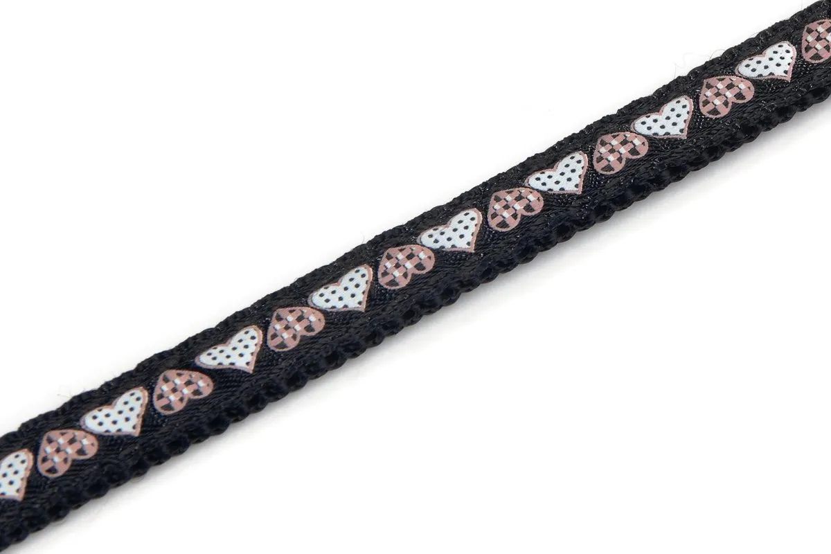Beeztees Hearts Kittentuigje - Zwart - 120cm x 10mm - afbeelding 6 van 6