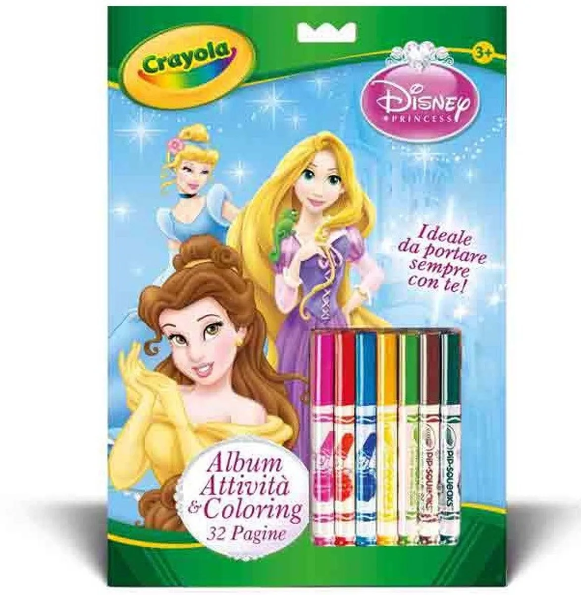 Crayola Disney Princess Hobbypakket - Wasbare Stiften 7-delig