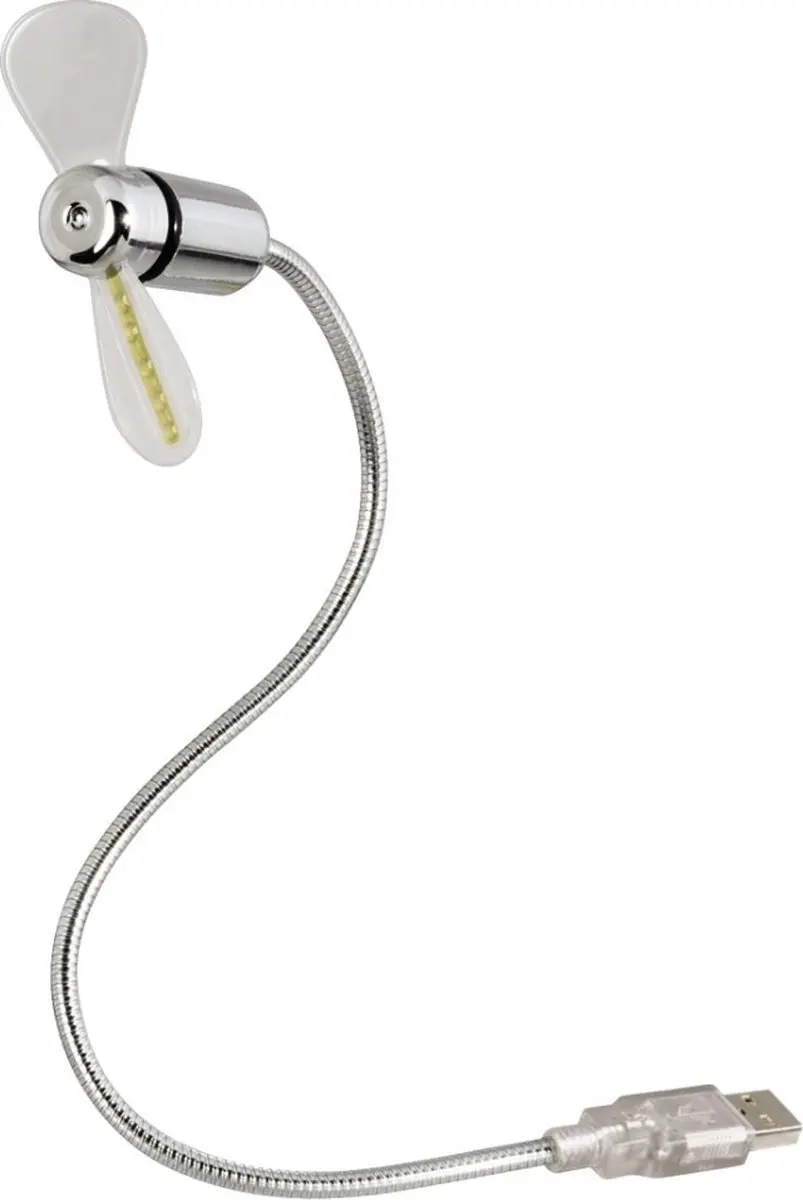 Hama USB ventilator met temperatuur aanduiding