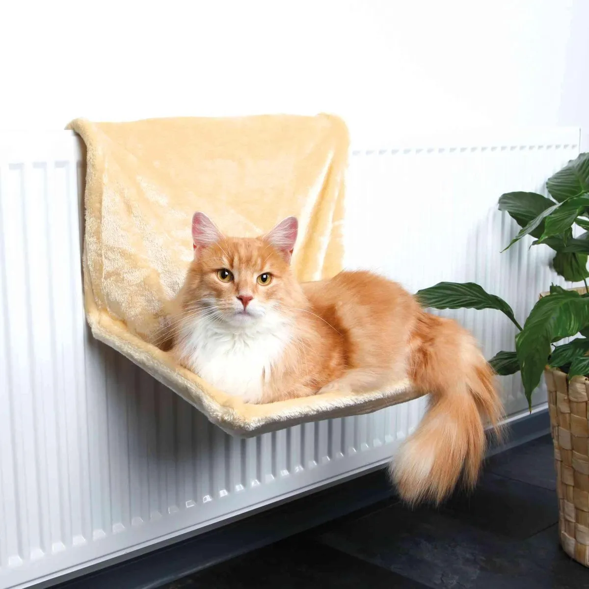 Trixie Radiatorhangmat Pluche Beige