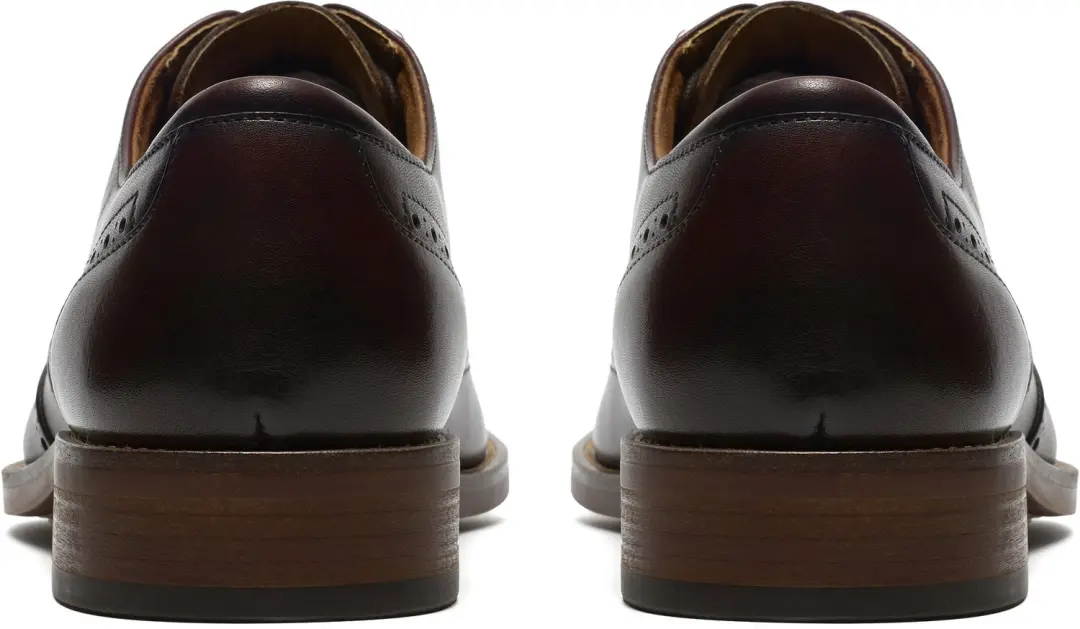 Clarks Craft Remi Tip Heren Veterschoenen - Bruin - afbeelding 2 van 6