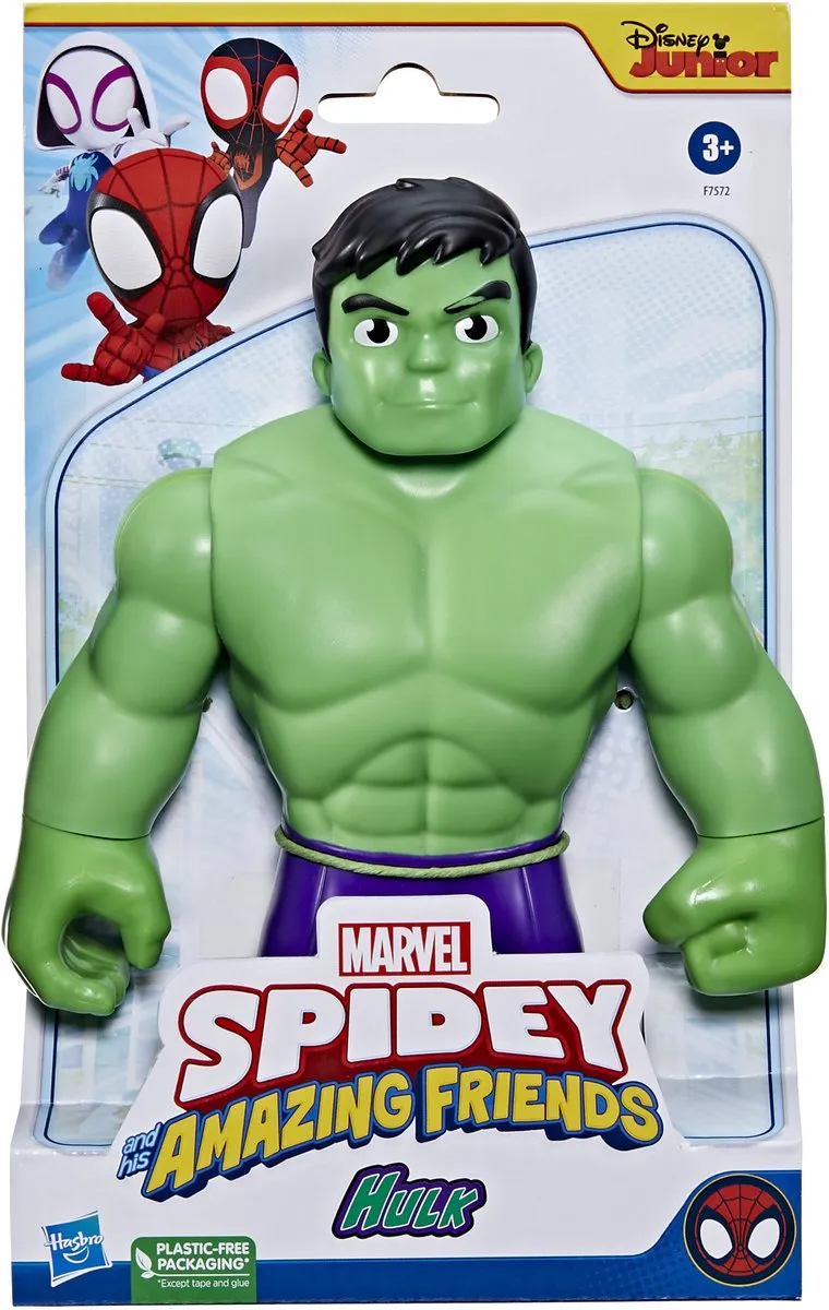 Marvel Spidey and His Amazing Friends Hulk Actiefiguur 23cm - Groen