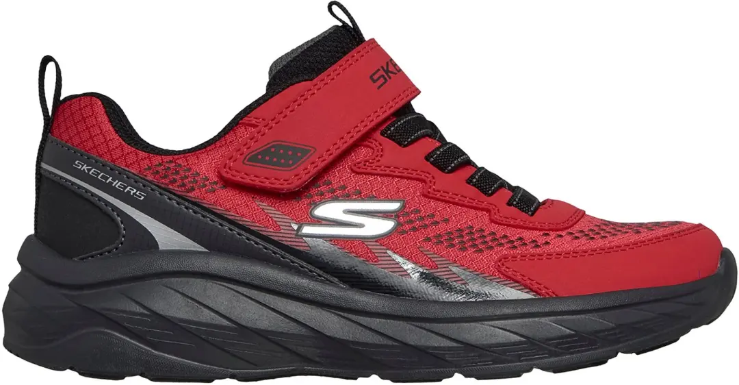 Skechers Jongens Boundless Strike Flow Sneakers Rood Zwart