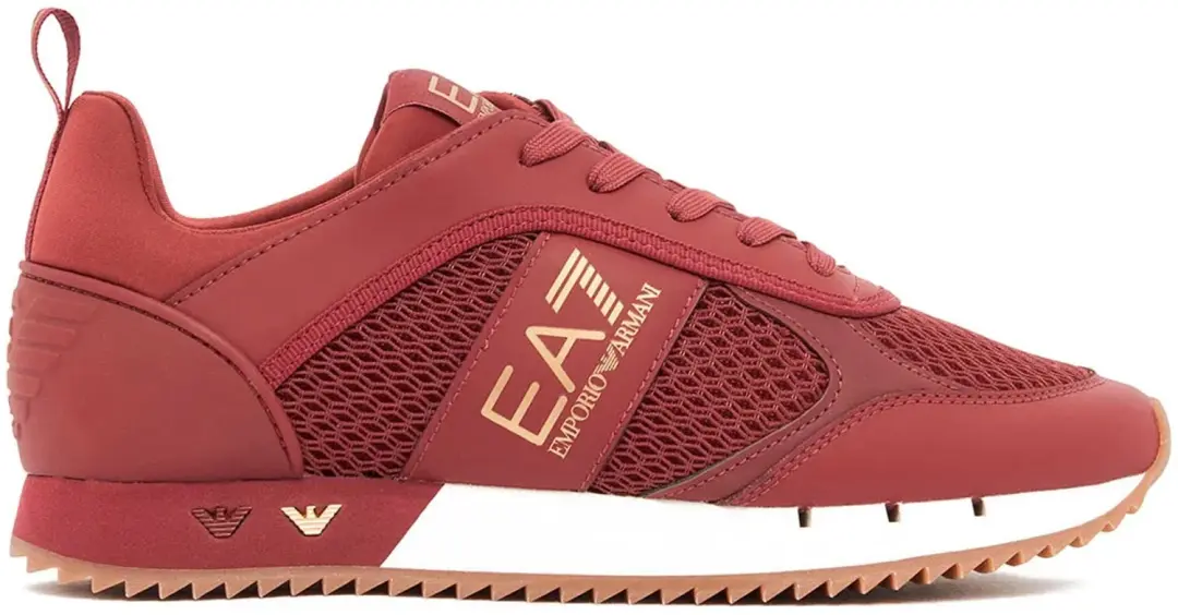 Ea7 Emporio Armani Black & White Laces Schoenen Rood EU 40