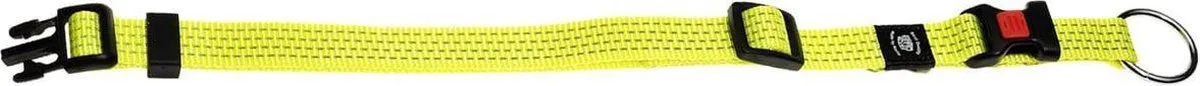 Flamingo Halsband Hond - Fluogeel - S 30-45cm