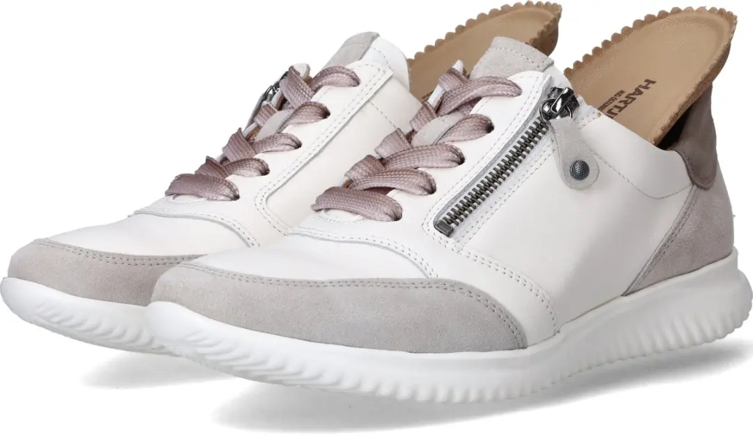 Hartjes Breeze Sneakers Beige - Maat 42,5 - afbeelding 6 van 6