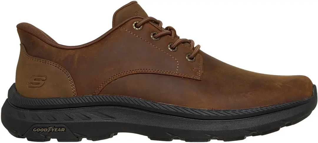 Skechers Heren Pollard Colt Slip Ins Relaxed Fit Schoenen Dark Brown