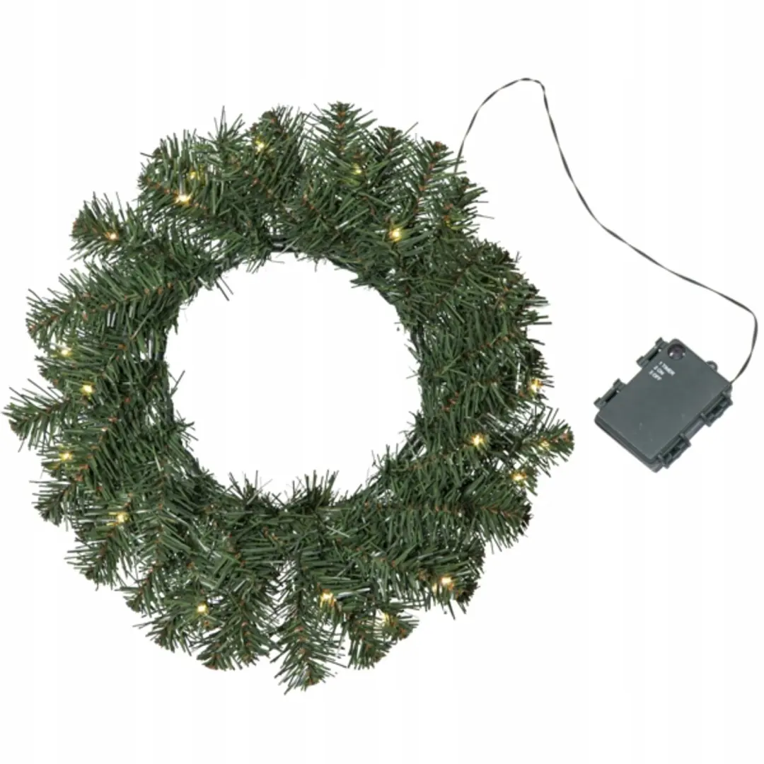 DALBO LED Kerstkrans 40cm Op Batterijen