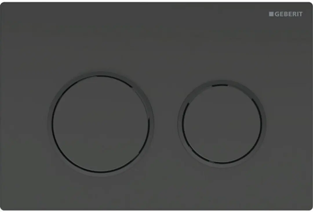 Geberit Omega20 Bedieningsplaat 115.085.DW.1 - Zwart - afbeelding 2 van 6
