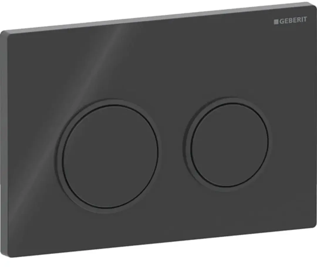 Geberit Omega20 Bedieningsplaat 115.085.DW.1 - Zwart - afbeelding 5 van 6