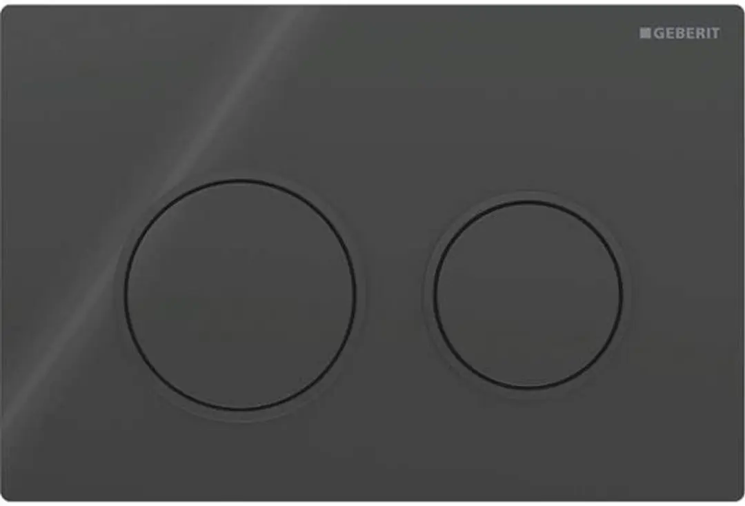 Geberit Omega20 Bedieningsplaat 115.085.DW.1 - Zwart - afbeelding 6 van 6