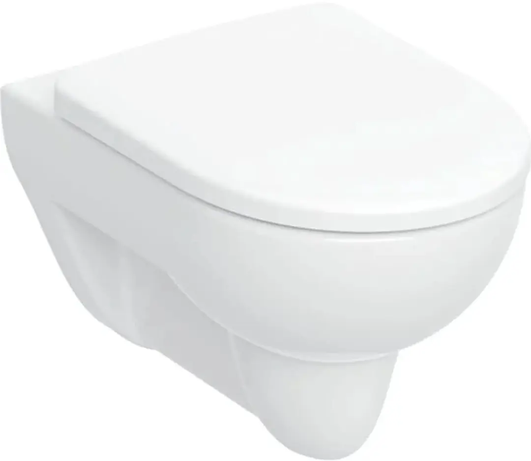 Geberit Renova Wandcloset met spoelrand - Witte zitting - afbeelding 6 van 6