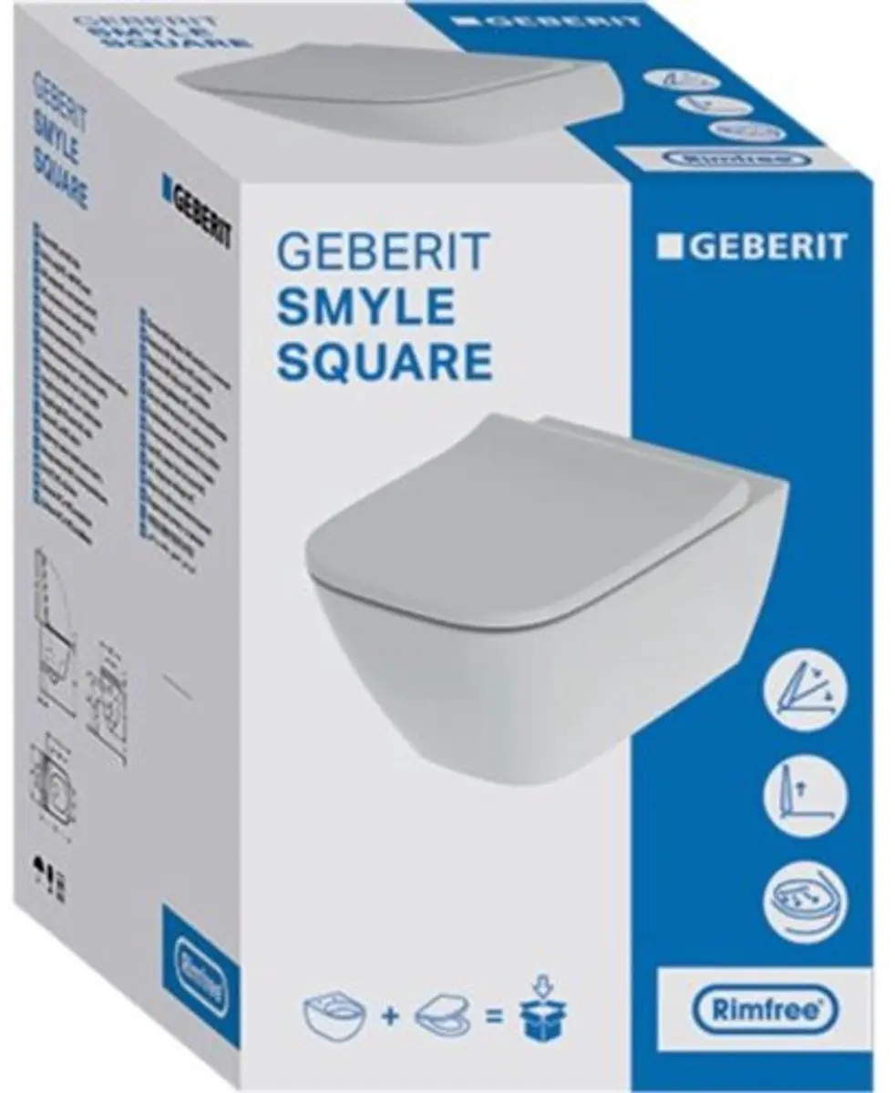 Geberit Smyle Wandcloset Set - 500683002 - afbeelding 4 van 5