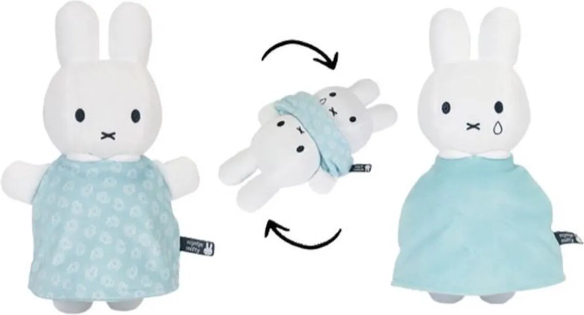 Nijntje Omkeerbare Blauwe Knuffel