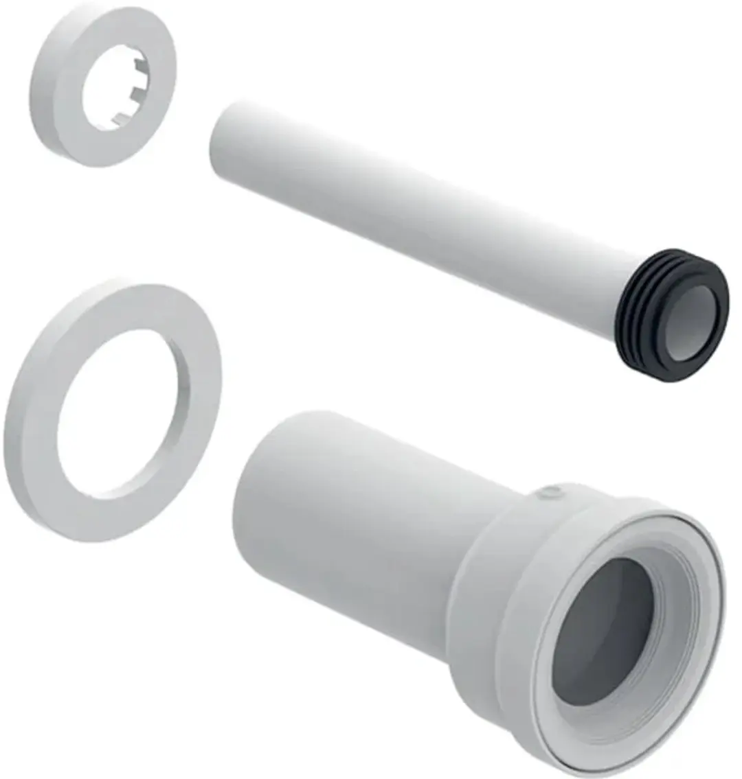 Geberit Bambini aansluitset voor kinder-wc: d=90mm, wit, 152408001