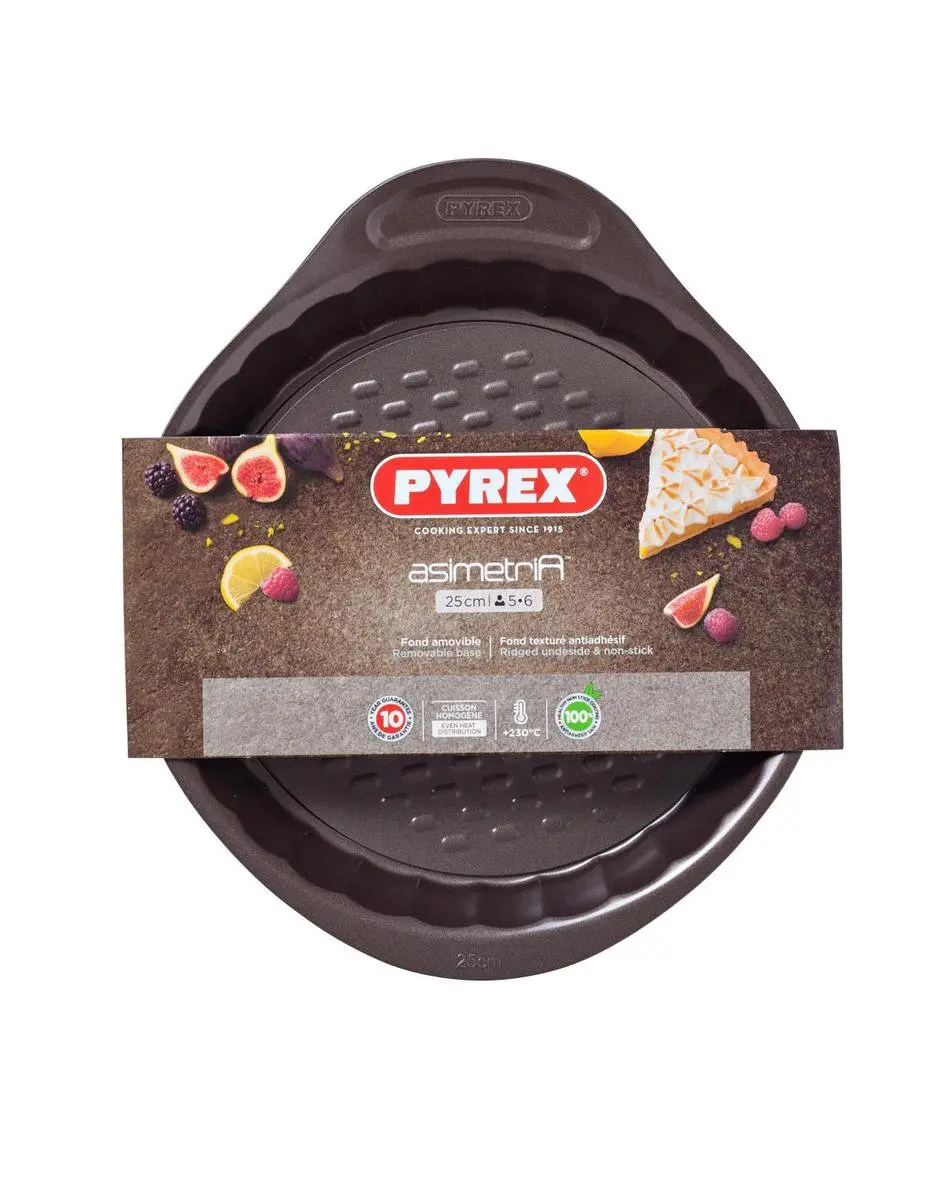PYREX AsimetriA Taartvorm 25cm - Bruin - afbeelding 4 van 5