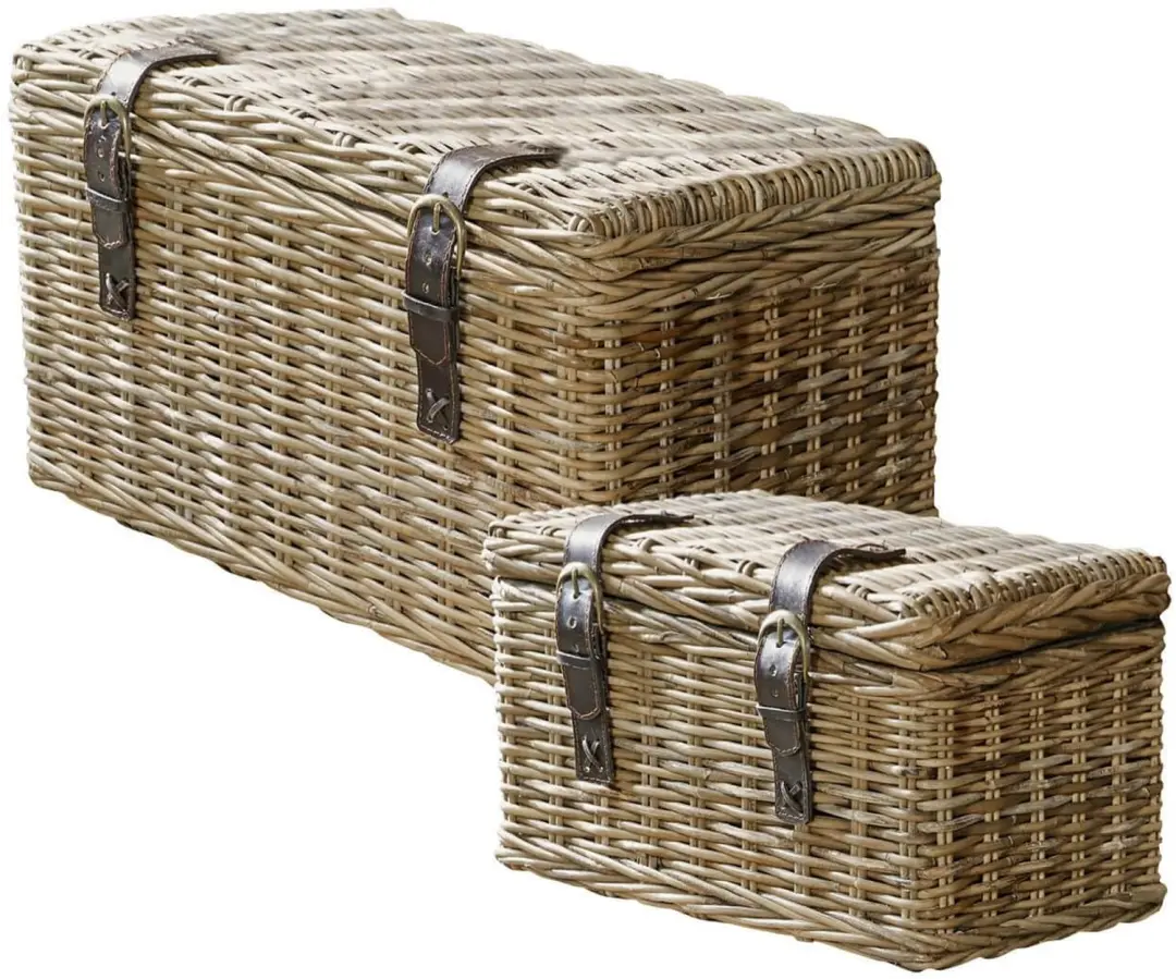 Loberon Mand Set 2 Stuks Darill Bruin