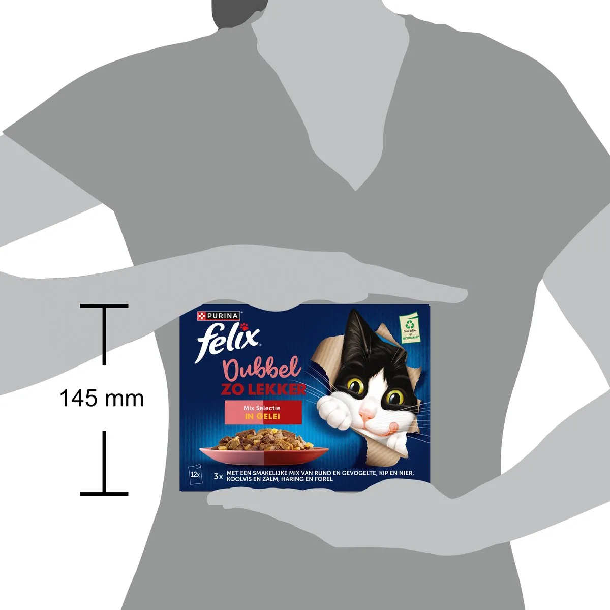 Felix Dubbel Zo Lekker in Gelei Kattenvoer - 48 Stuks - afbeelding 6 van 6
