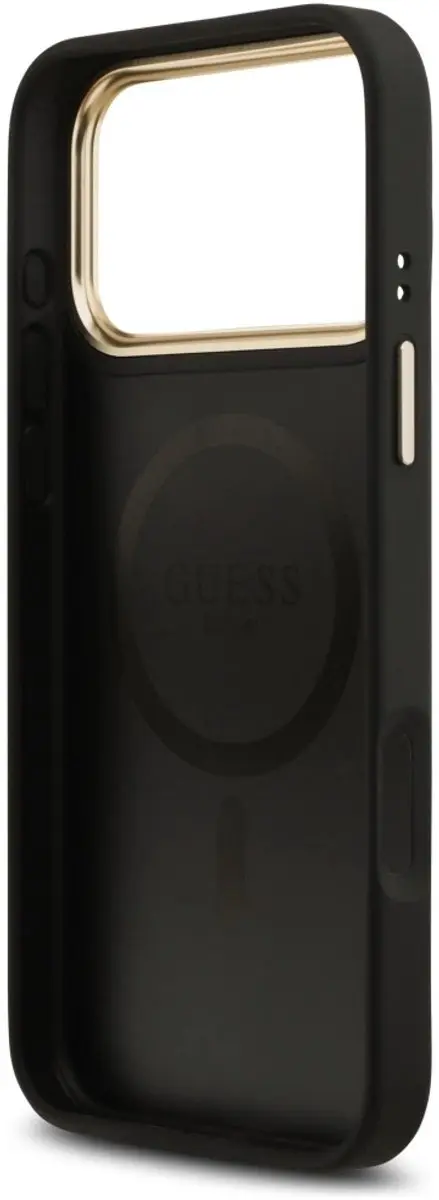 Guess 4G Stripe MagSafe Hoesje - iPhone 17 Pro Max - Zwart - afbeelding 6 van 6