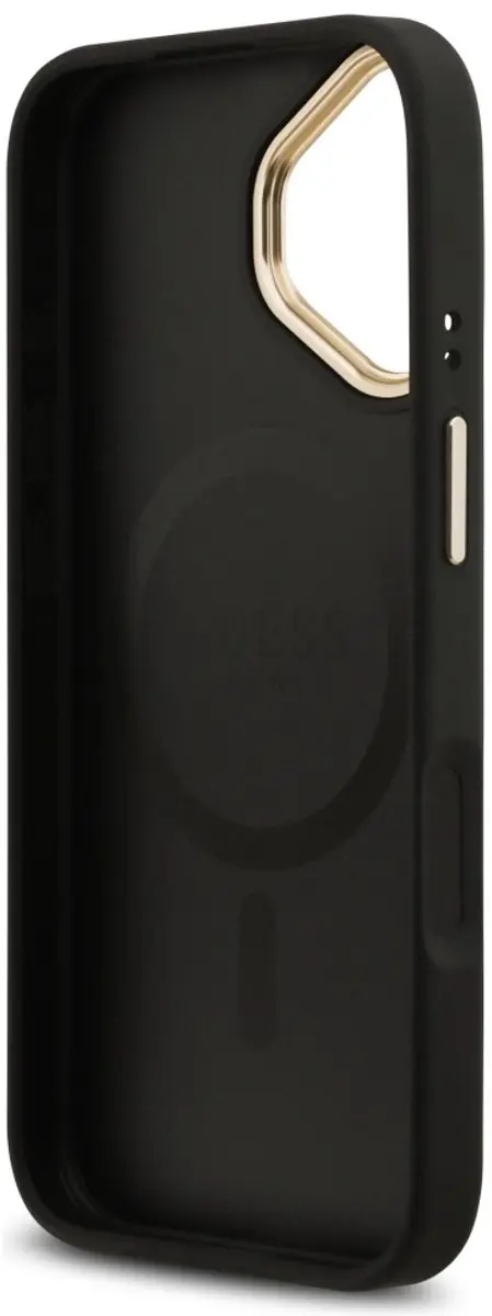 Guess 4G Strass Logo MagSafe Hoesje - iPhone 17 - Zwart - afbeelding 6 van 6