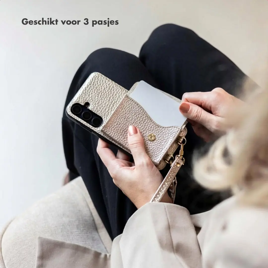 Selencia Sera Hoesje Galaxy S26 FE - Champagne - afbeelding 3 van 6