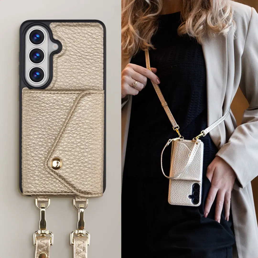 Selencia Sera Hoesje Galaxy S26 FE - Champagne - afbeelding 2 van 6
