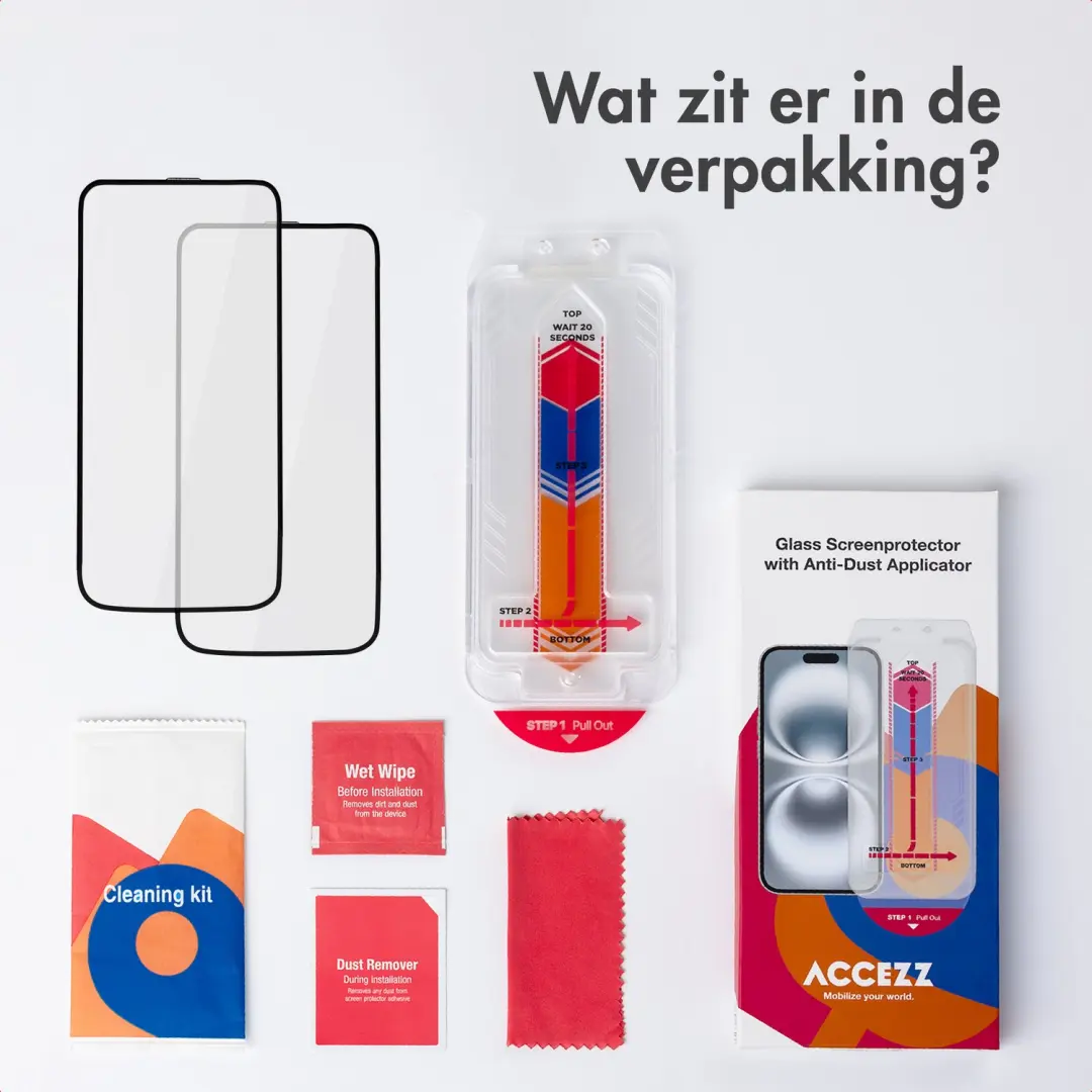 Accezz SH00100490 Screenprotector - 2 Stuks - afbeelding 6 van 6