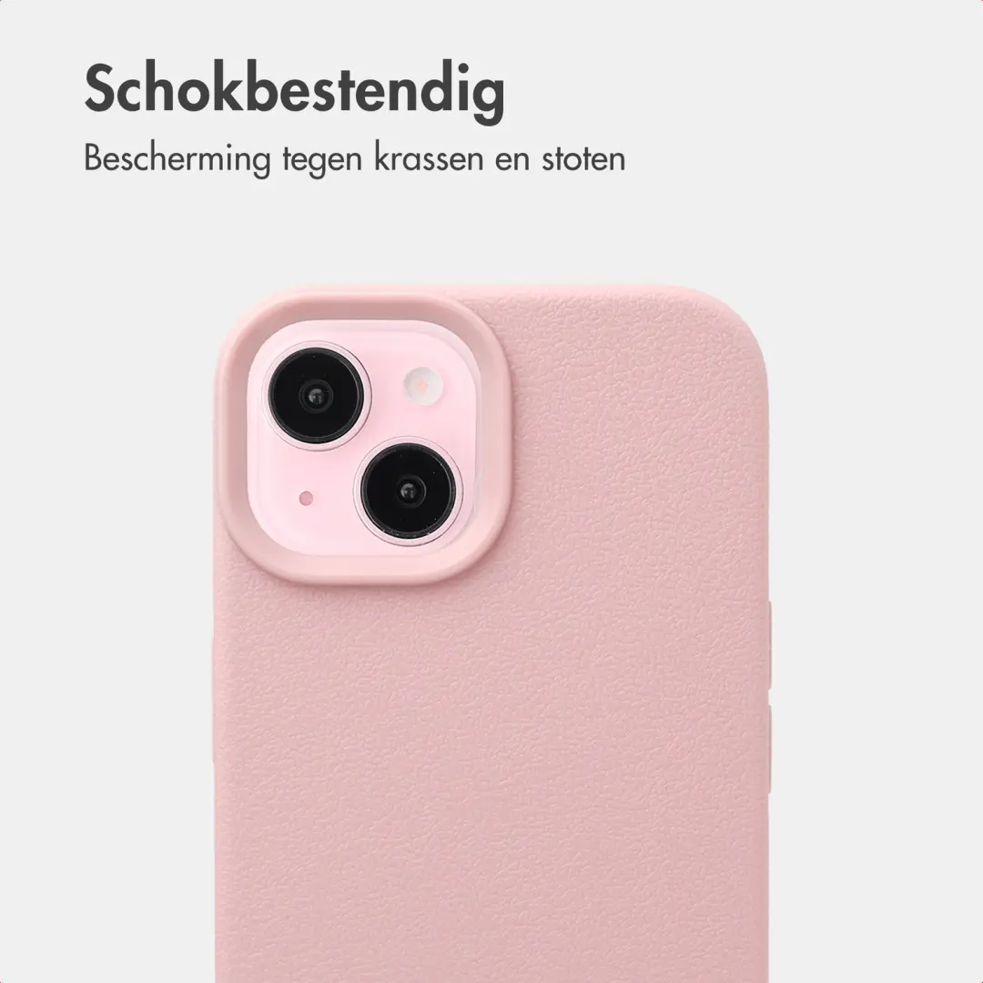 Imoshion Texture Backcover iPhone 15 - Roze - afbeelding 4 van 6
