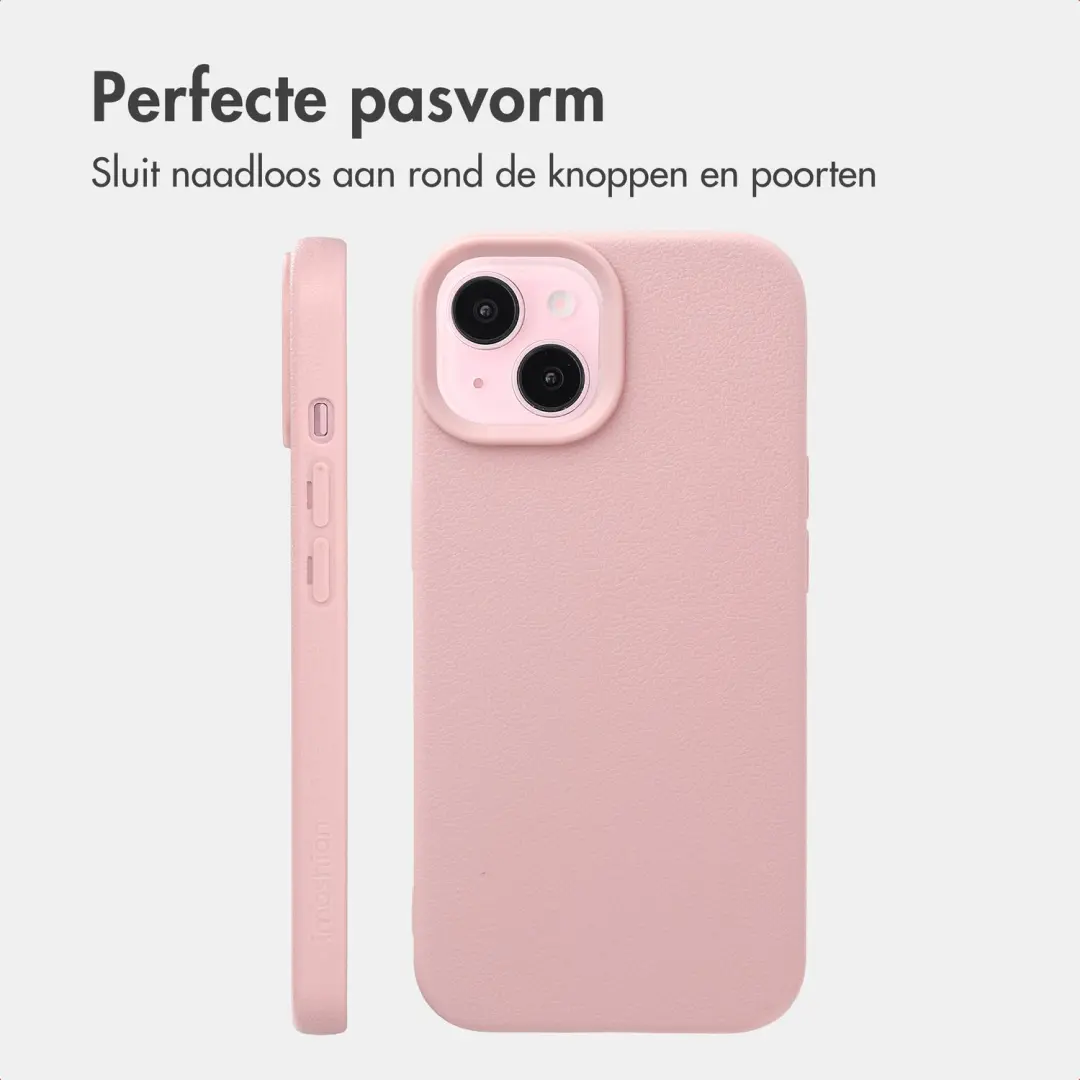 Imoshion Texture Backcover iPhone 15 - Roze - afbeelding 5 van 6