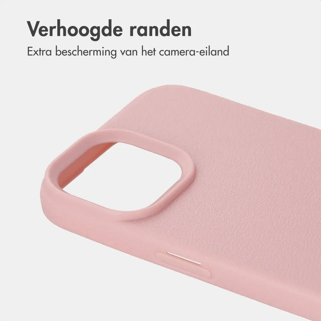 Imoshion Texture Backcover iPhone 15 - Roze - afbeelding 6 van 6