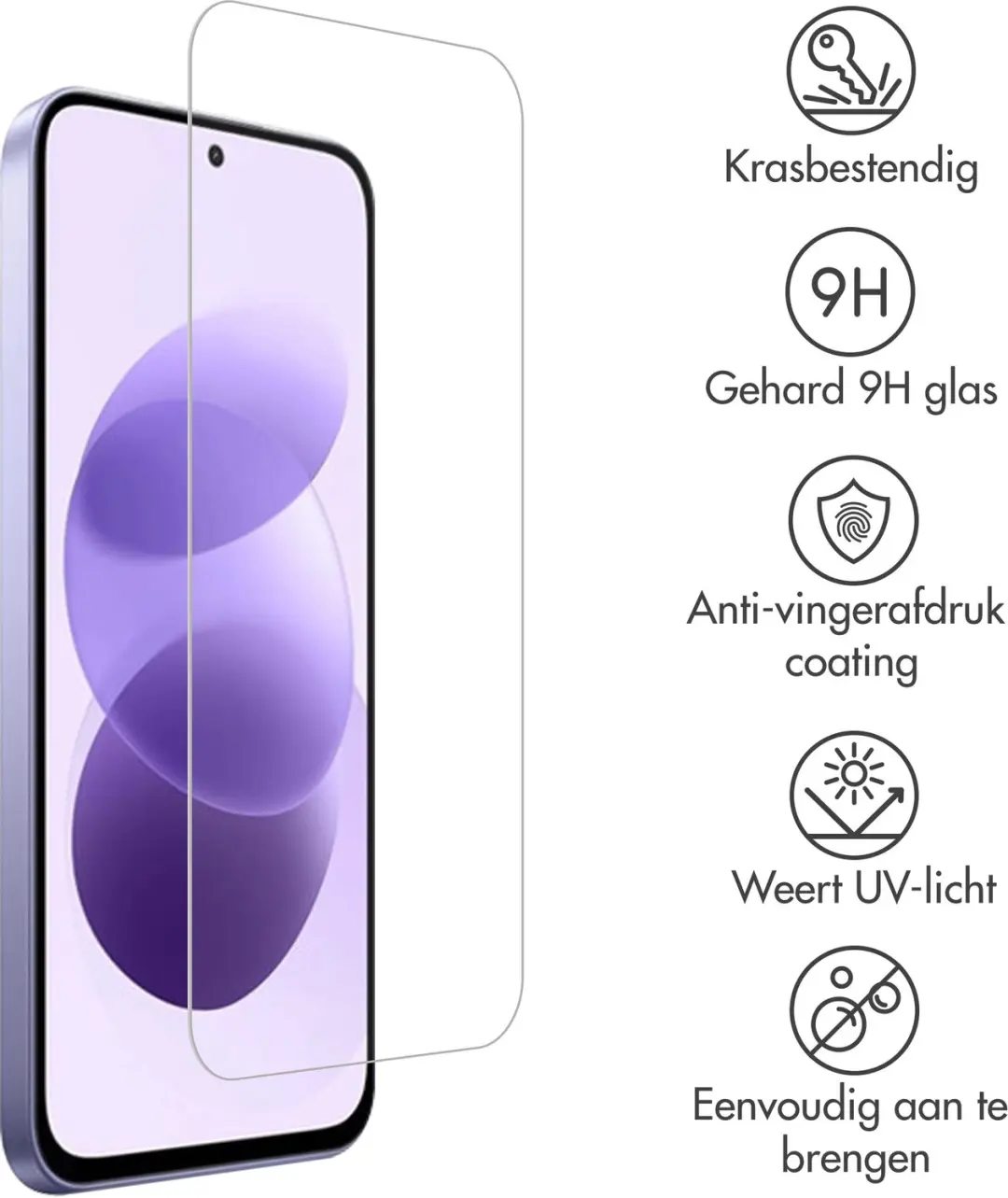 Accezz Screenprotector OnePlus Nord 6 - Gehard Glas - afbeelding 2 van 6