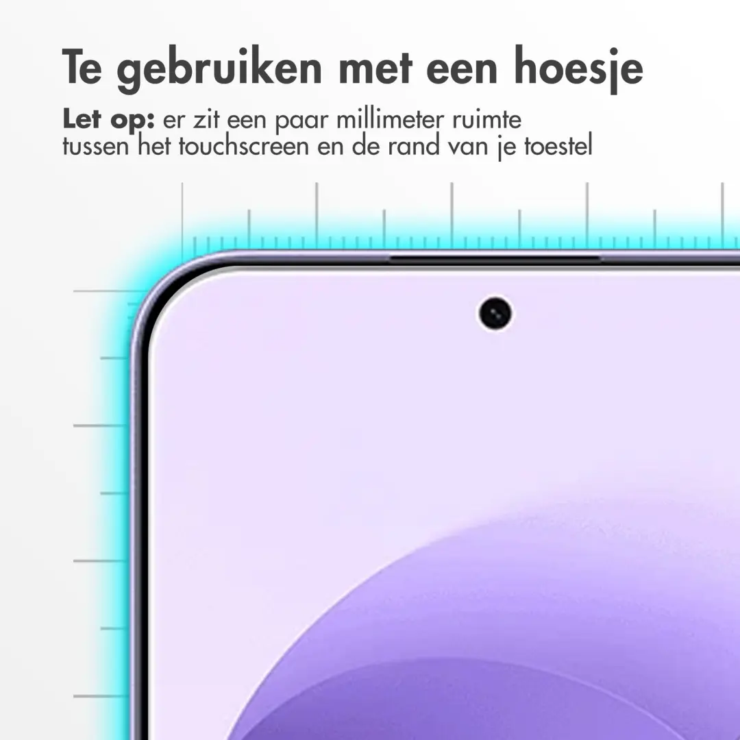 Accezz Screenprotector OnePlus Nord 6 - Gehard Glas - afbeelding 3 van 6