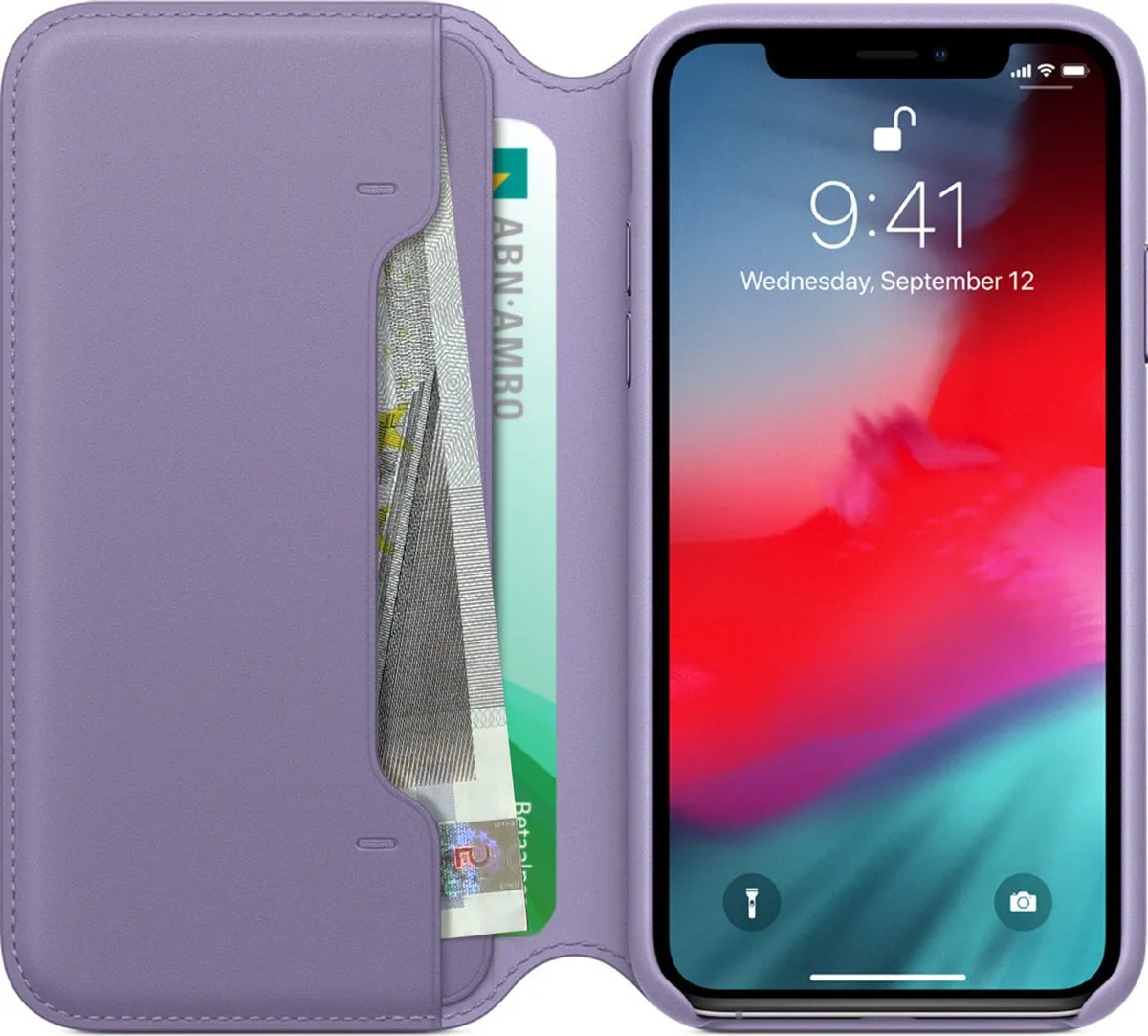 Apple Folio Hoesje iPhone Xs - Paars - MVF92ZM/A