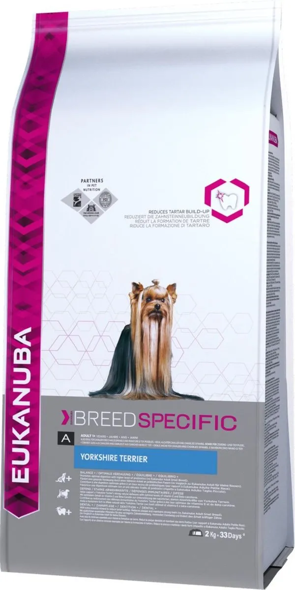 Eukanuba Breed Specific Volwassen Kip Voer 2 kg