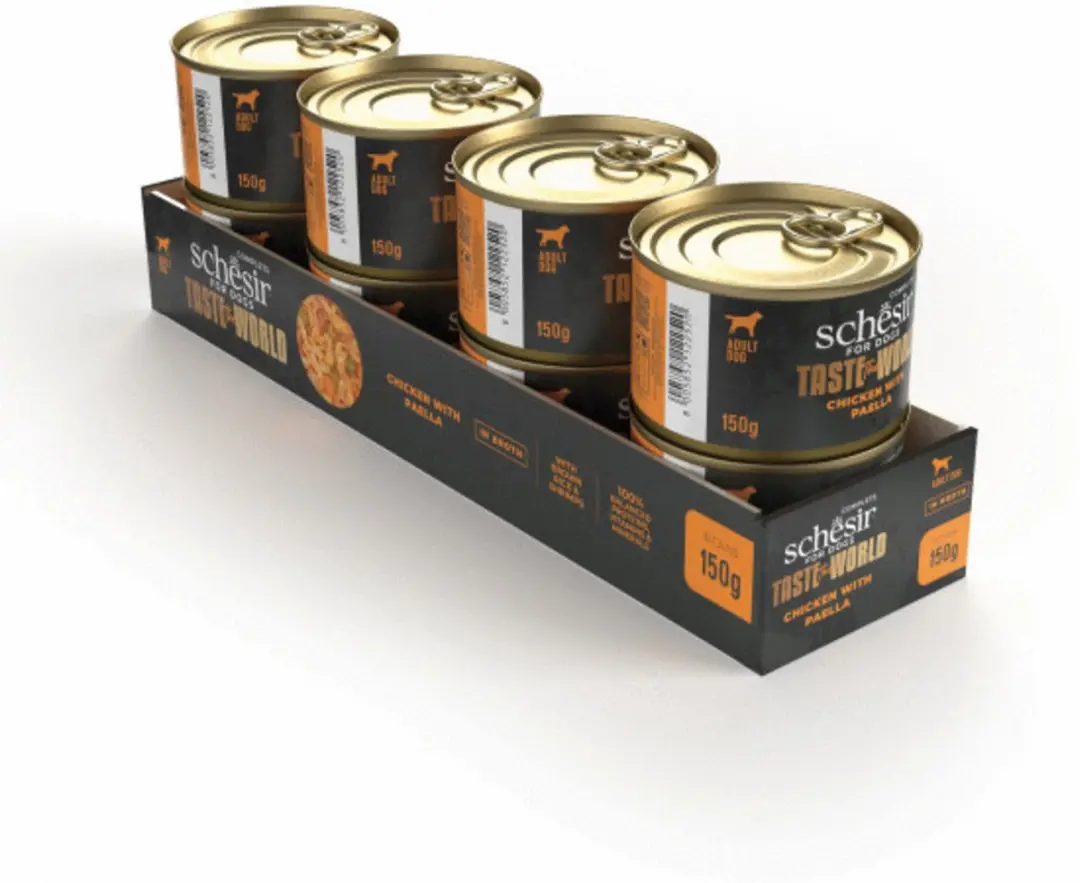Schesir Taste The World Paella Hondenvoer 150g - 12 Stuks - afbeelding 4 van 6