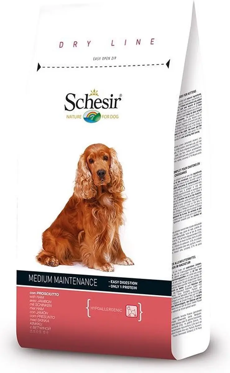 Schesir Medium Adult Droogvoer Hond 3kg - afbeelding 2 van 3