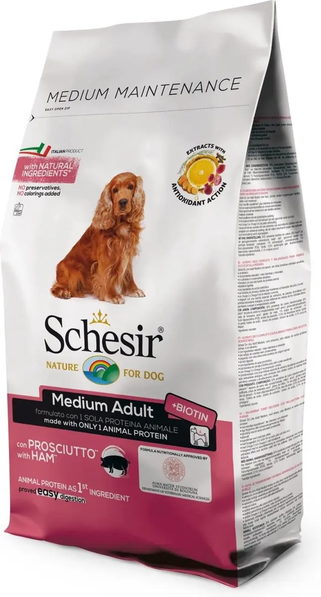 Schesir Medium Adult Droogvoer Hond 3kg