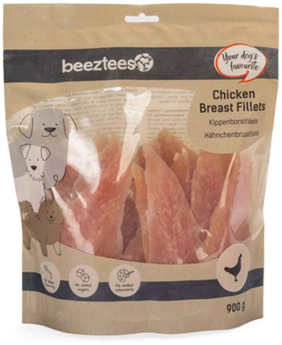 Beeztees Kippenborstfilets Hondensnack 900g
