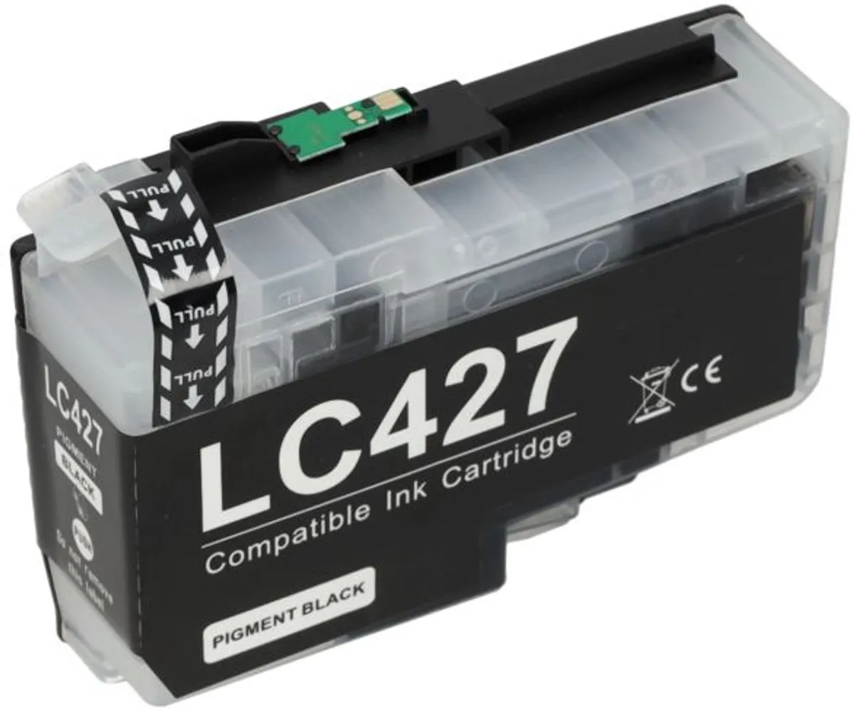 PrintAbout LC-427BK Inktcartridge - Zwart - 3300 pagina's