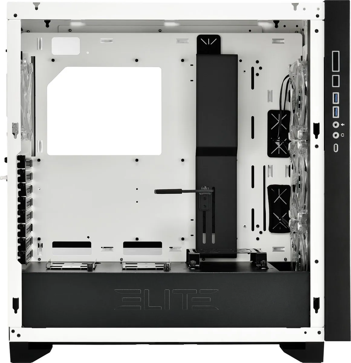 Sharkoon CA300T ATX Semi-tower - 4 Ventilatoren - USB-C