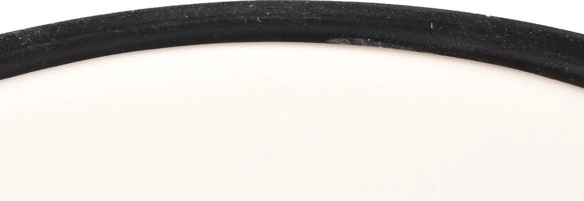Flamingo Duke Keramische Hondenvoerbak 14cm - Wit/Zwart