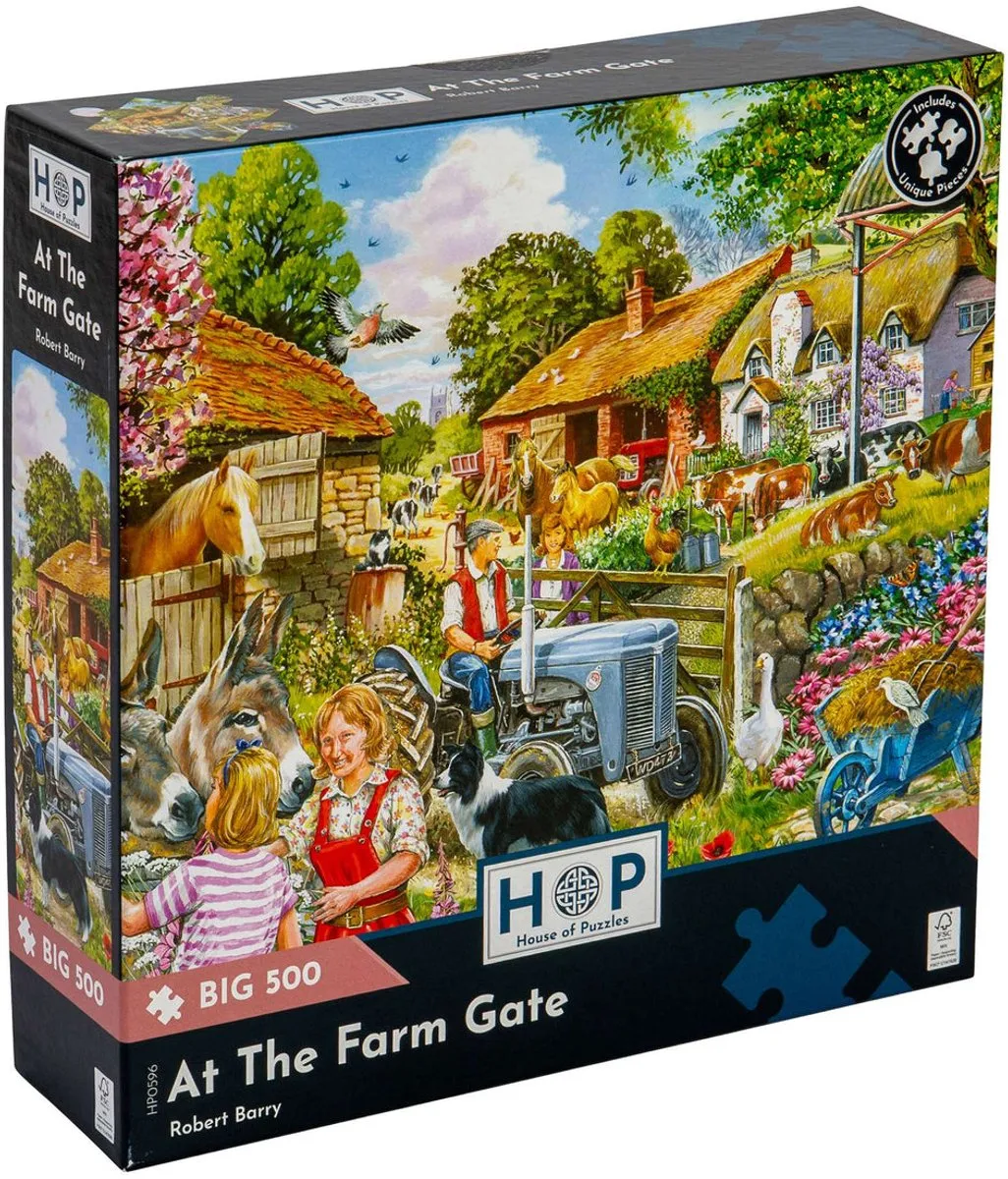 House Of Puzzles At the Farm Gate Puzzel 500 Stuks