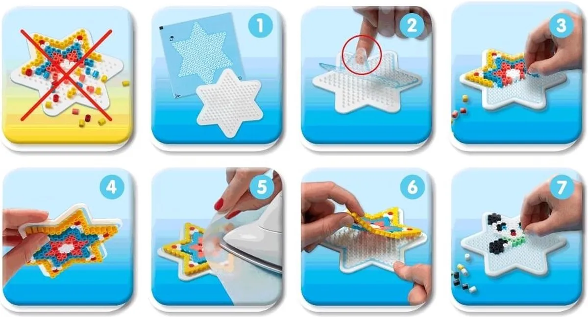 Hama Bead-Tac Blauw - 2 Stuks