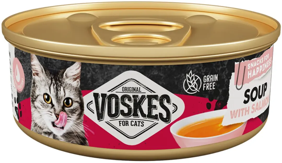 Voskes Original Soep Kattensnack Zalm 50g