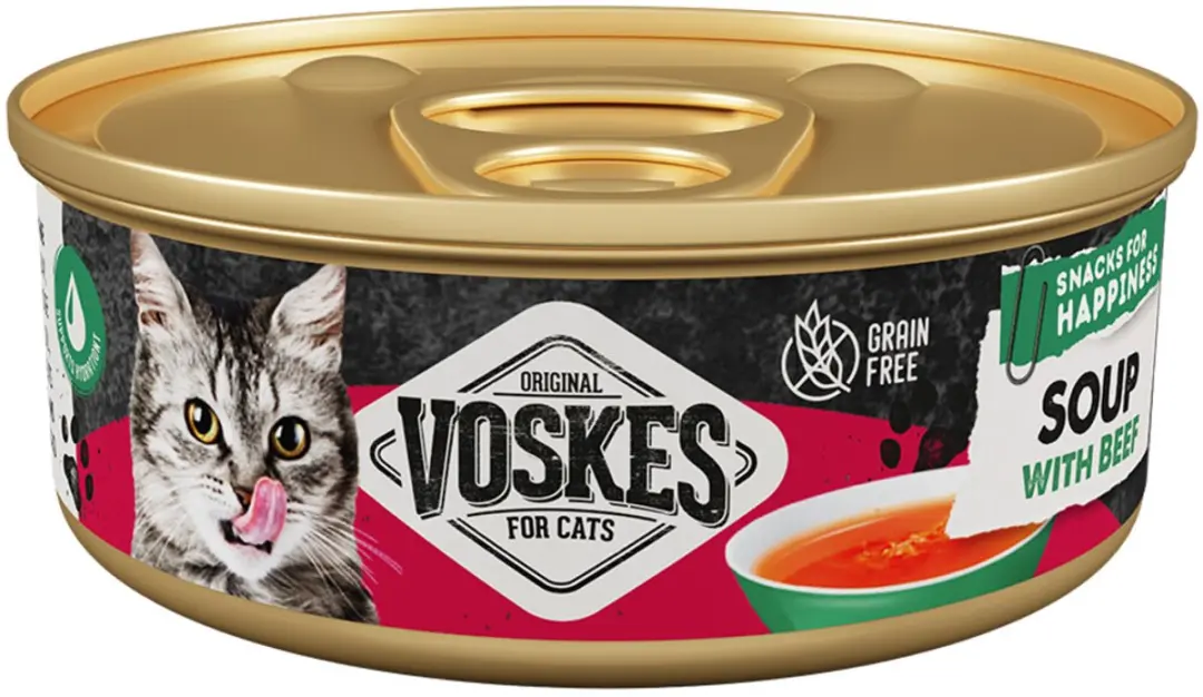 Voskes Original Soep Kattensnack Rund 50g