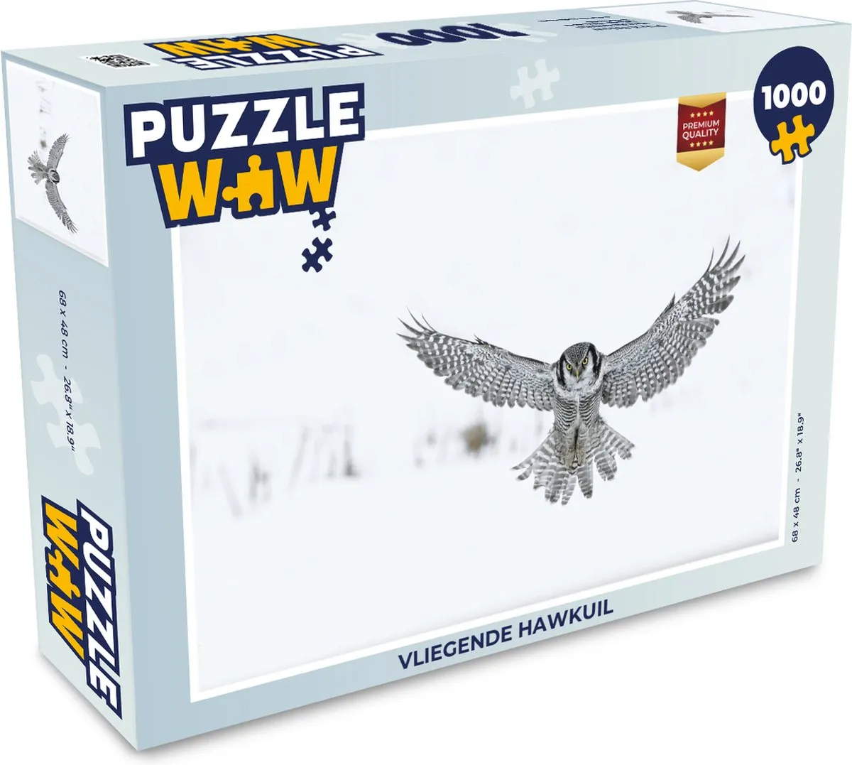 PuzzleWow Vliegende Hawkuil Legpuzzel 1000 Stuks