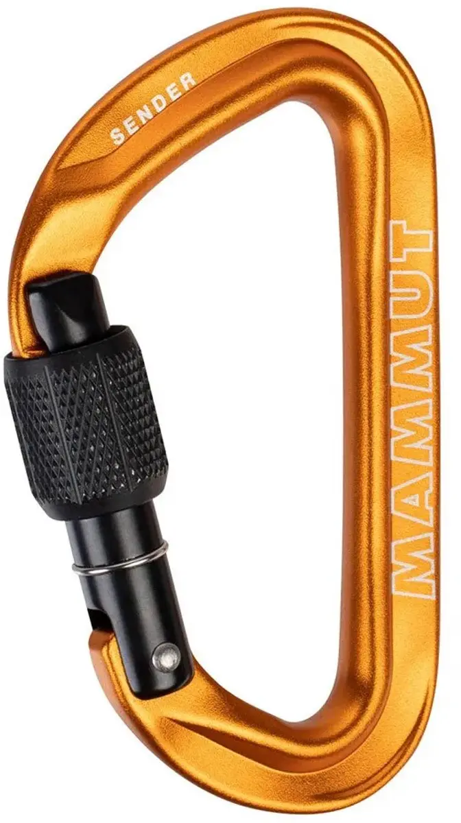 Mammut Sender Screwgate Karabijnhaak - Goud - afbeelding 4 van 4