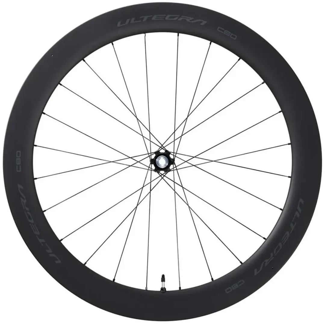 Shimano Ultegra R8170 C60 Carbon Tubeless Voorwiel 28" - Zwart - afbeelding 2 van 2