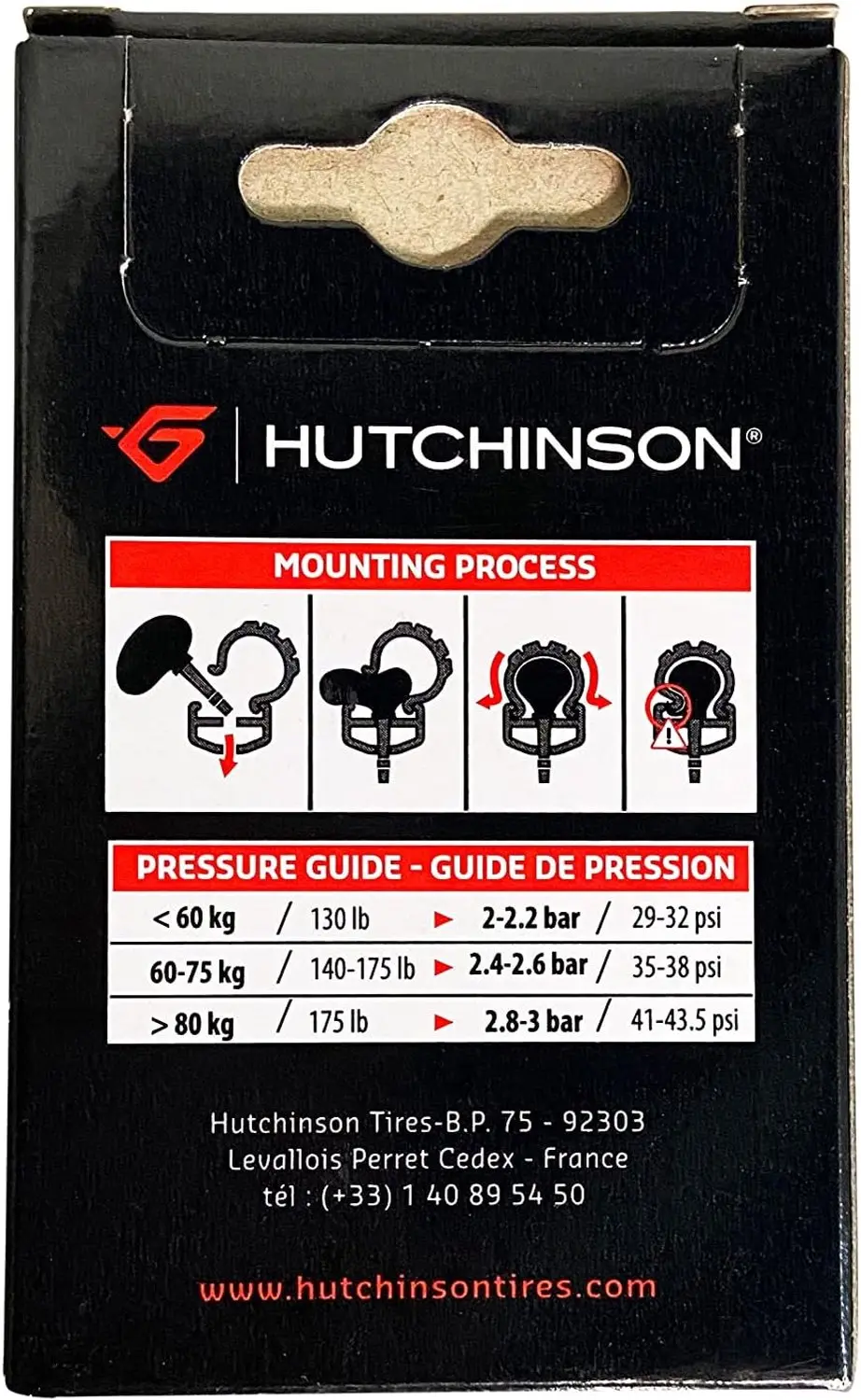 Hutchinson FV 48 MM-Gravel Binnenband - 37-622/635 - afbeelding 2 van 3