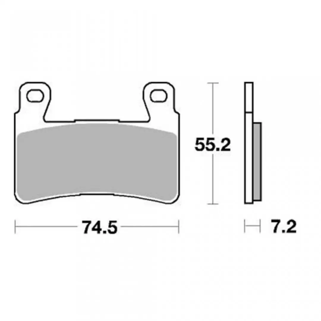 Plaquette de frein Nissin pour Moto Honda 1000 VTR SP2 2002 à 2007 AVG / AVD Ne